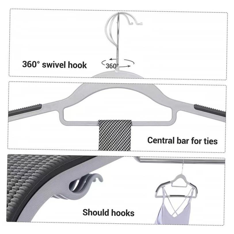 40 Pcs/Lot plastic Clothes Hangers Dress Coats Hanger holder