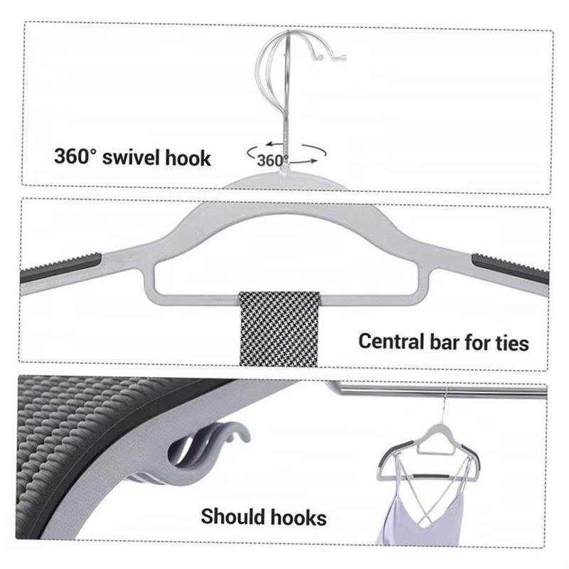 40 Pcs/Lot plastic Clothes Hangers Dress Coats Hanger holder