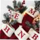 Letter Stocking Knitting Christmas Socks Snowflake 2023 Chri