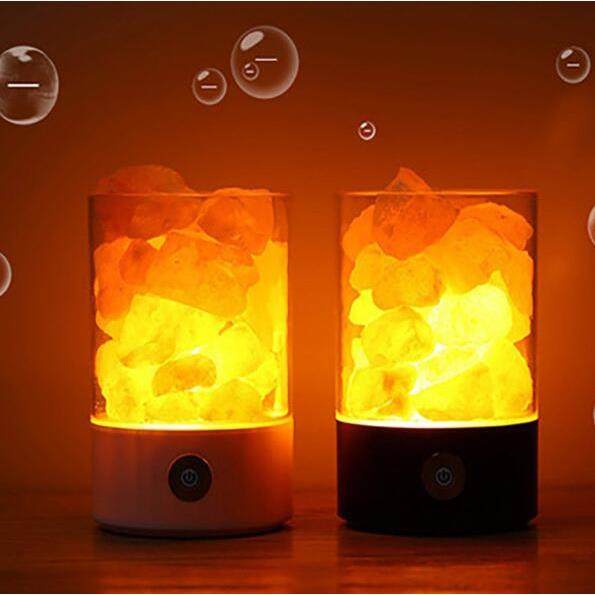 himalayan salt lamp rock natural crystal bedside light盐灯