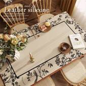 tablecloth cover plastic waterproof washable table mat big