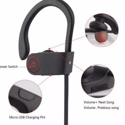 new products u8 sports bluetooth earphone headset fr hip-hop