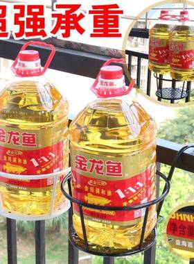 Balcony railing iron flower rack shelving pot flower rack