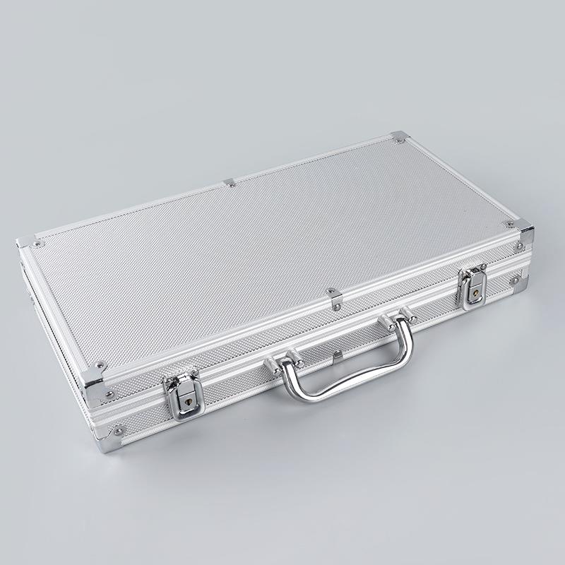 500 Chip Dice Style Poker Set Aluminum Case Taxas 筹码套装