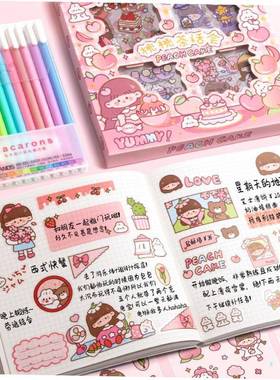 100 stickers aesthetic small cute journaling sticker 贴纸pvc