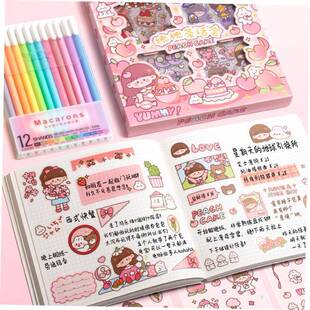 100 stickers aesthetic small cute journaling sticker 贴纸pvc