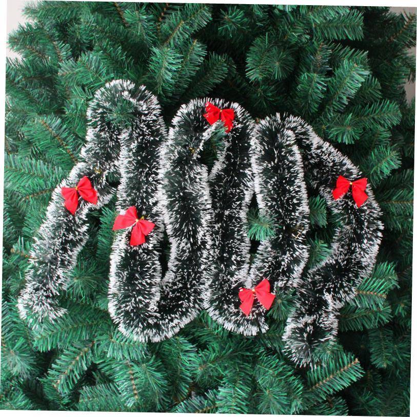 4M Christmas tree Grass garland Decoration BarTops Ribbon Ga
