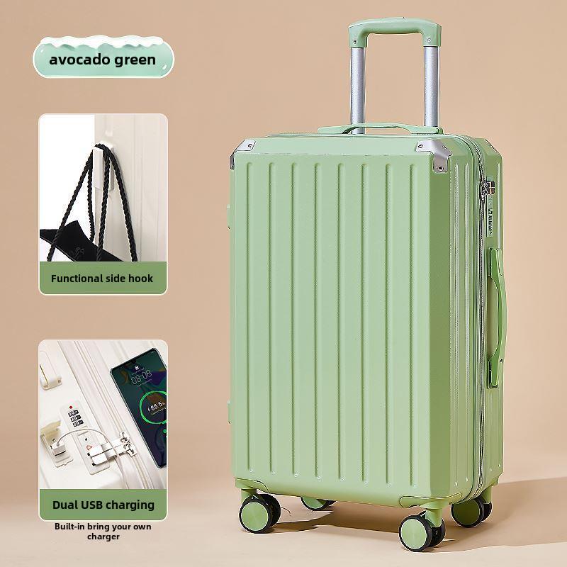 LuggageTrolley24 travel boarding luggage Mobile Cipher trunk