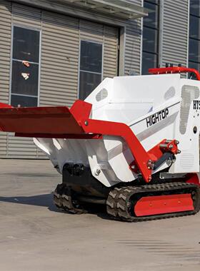 源头工厂小型液压翻斗车 出口德国农场履带运输车Tipper truck