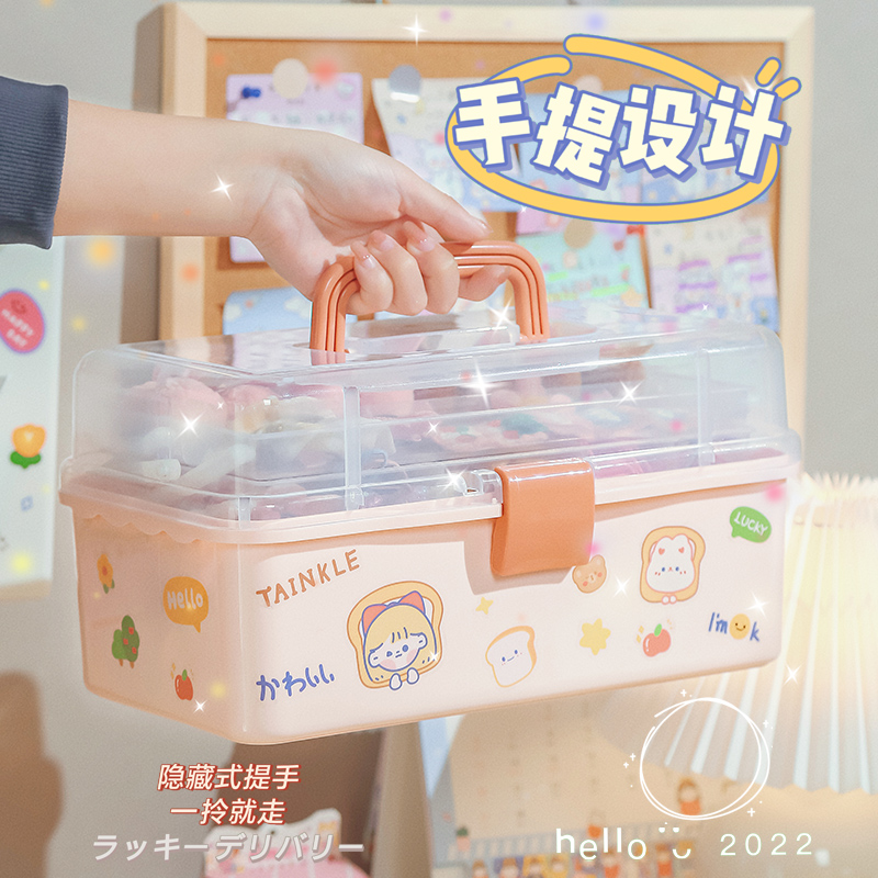 发饰收纳盒女孩橡皮筋发卡首饰盒