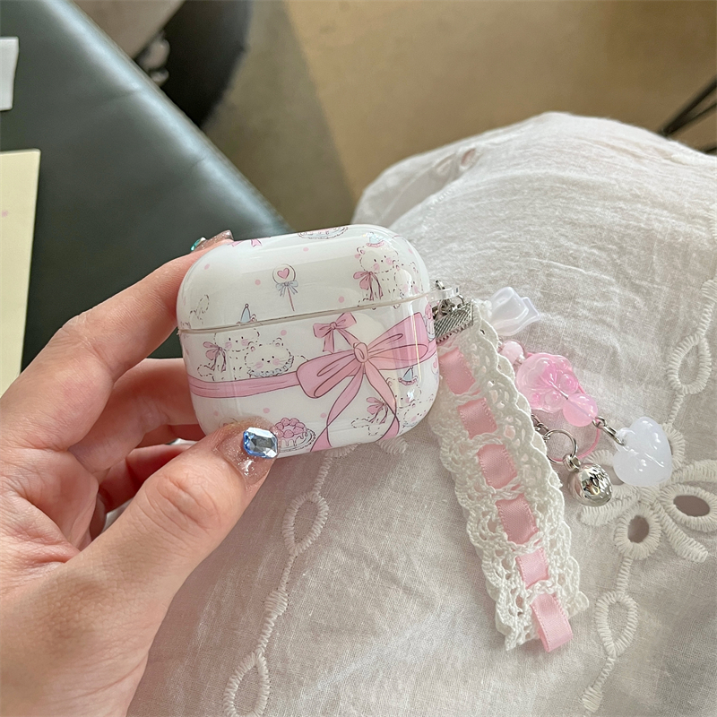 ins可爱猫咪耳机壳1/2代苹果