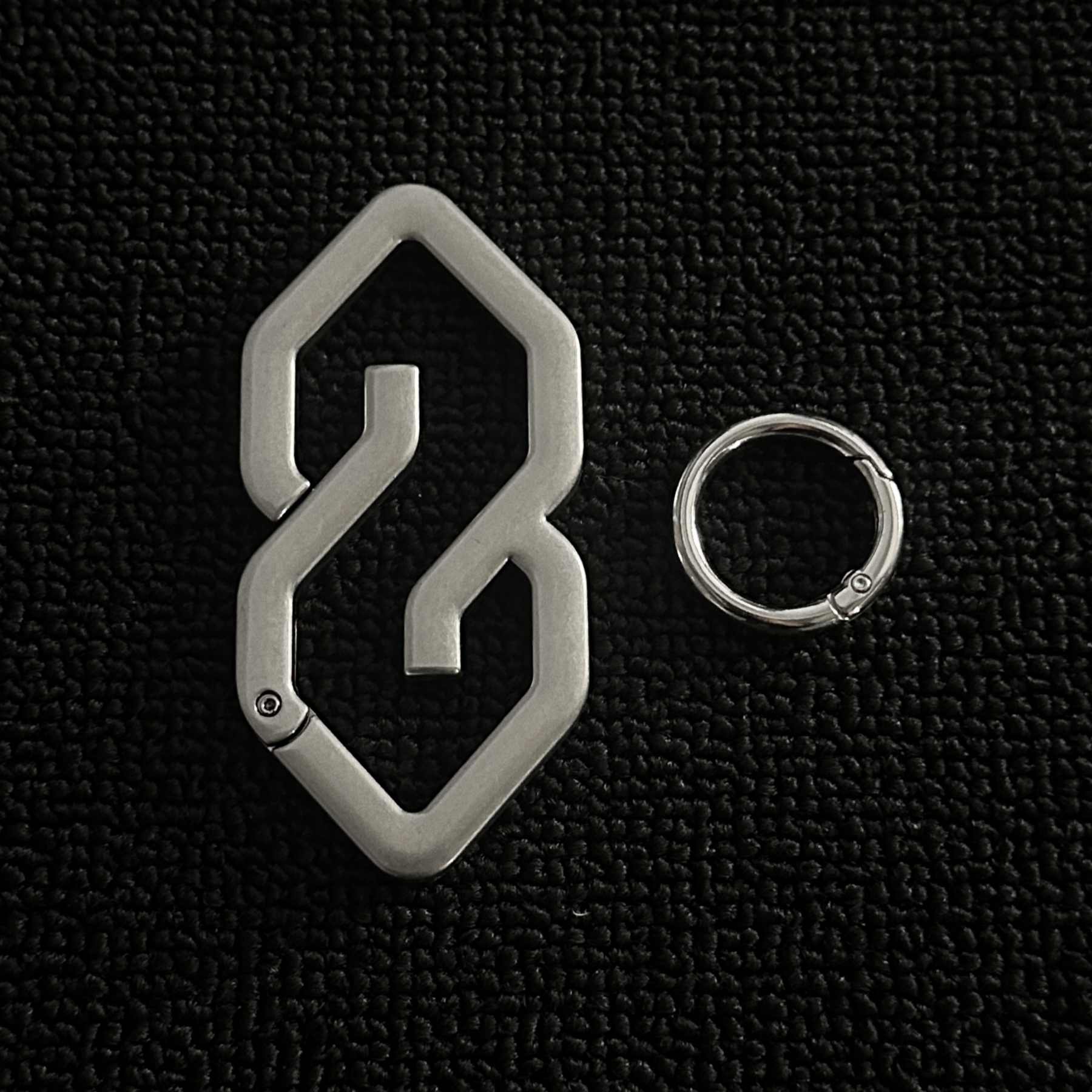 「CoolS」原创S型金属钥匙扣挂件