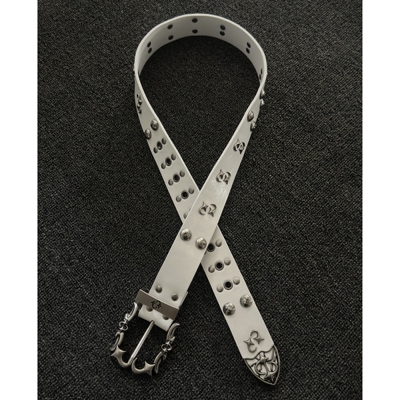 ironworks高级亮面白朋克腰带