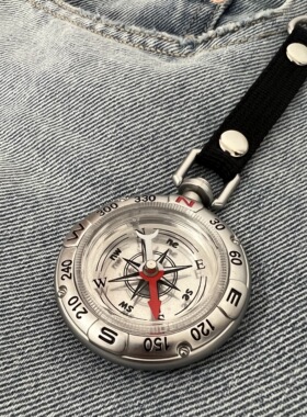 指南针罗盘Cleanfit户外露营运动包包挂件腰间配饰登山工具钥匙扣