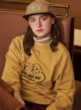 BAO0083 BURGER & OLAF 拉布拉多俱乐部 纯棉 毛圈内里 圆领卫衣