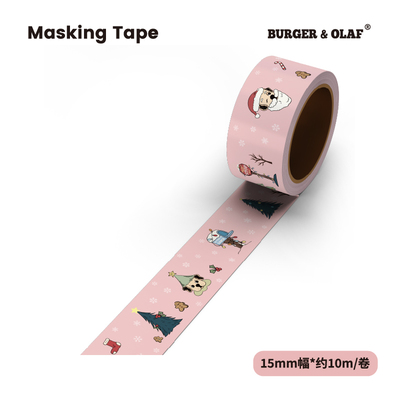 BURGER&OLAF圣诞手账和纸胶带