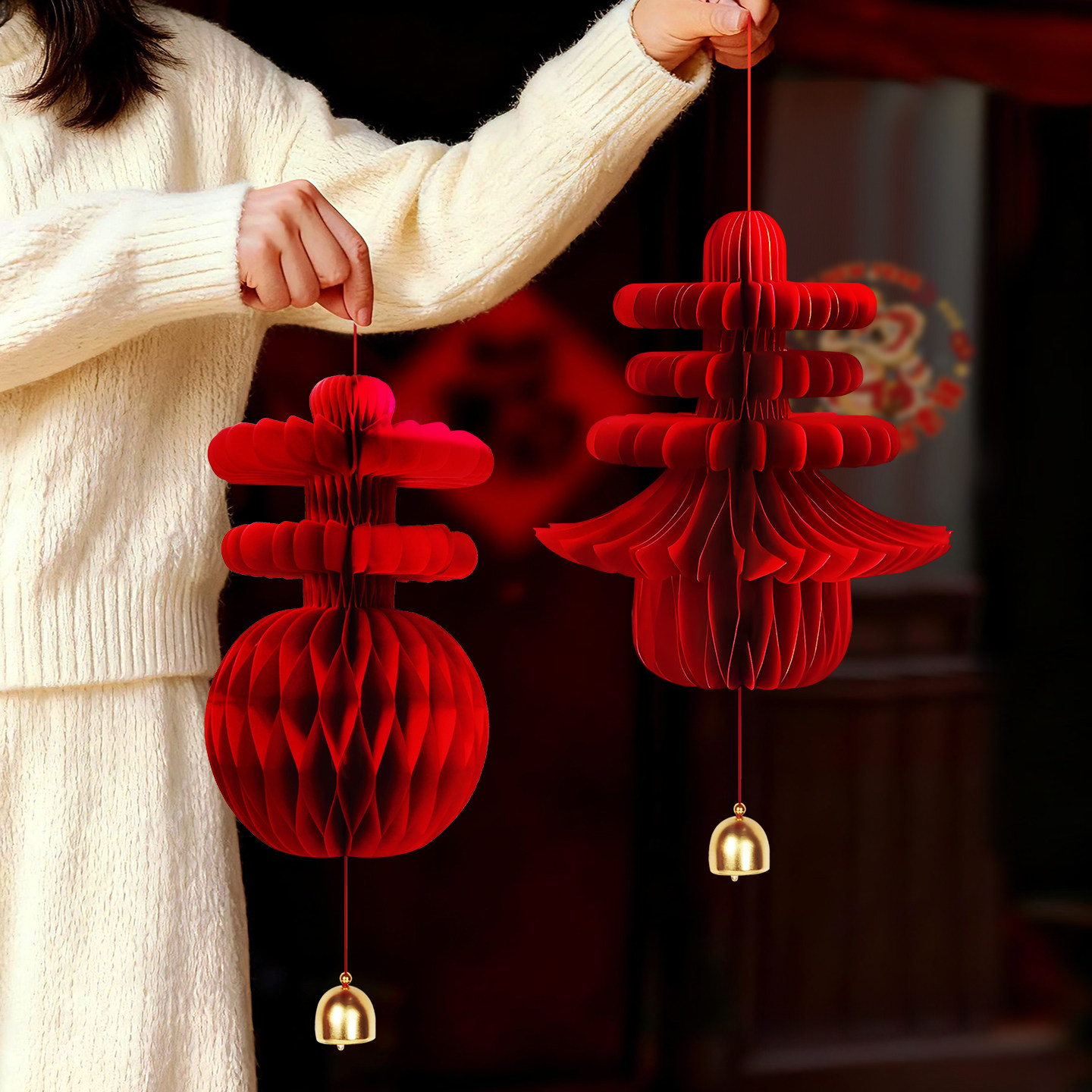 2026新年立体春字灯笼挂件马年蜂窝球装饰品春节过年房门布置壁挂,节庆用品/礼品,灯笼,淘宝优惠券,粉丝福利购,淘宝优惠卷