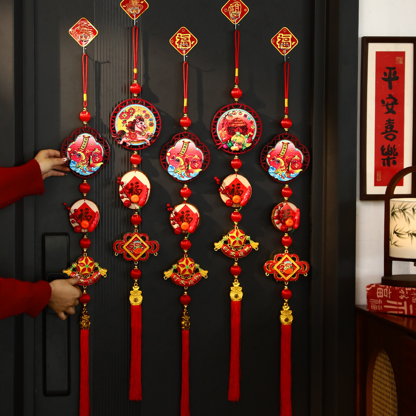 马年2026新款福字喜庆红果挂饰新年装饰挂件春节过年大门客厅布置,节庆用品/礼品,挂饰/生肖挂饰,淘宝优惠券,粉丝福利购,淘宝优惠卷
