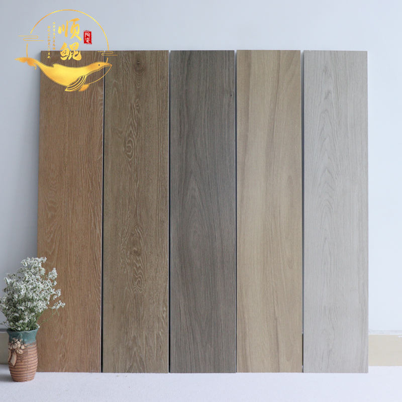 通体直边客厅卧室餐厅全瓷木纹砖