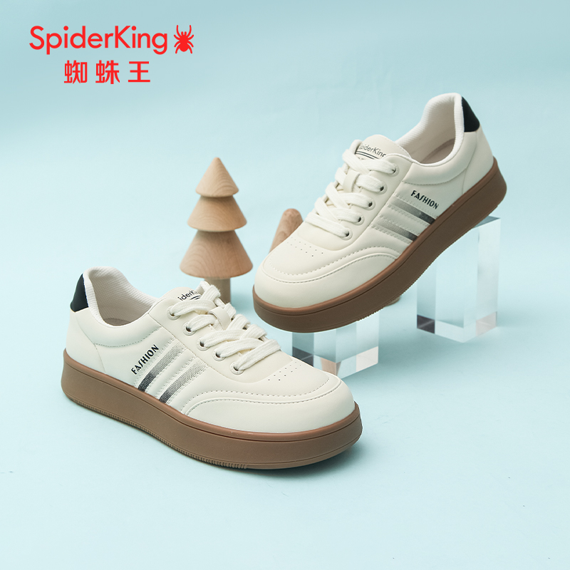 蜘蛛王时尚百搭休闲板鞋春季新款