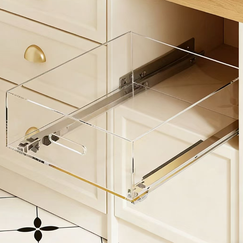 新款亚克力深柜储物神器承重底拖轨抽屉厨房加高拉篮改造碗碟框架,厨房/烹饪用具,果蔬置物架/篮/框,淘宝优惠券,粉丝福利购,淘宝优惠卷