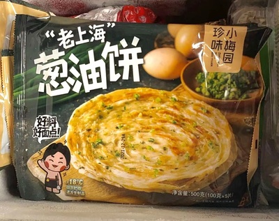 珍味小梅园上海手抓饼500g*4袋