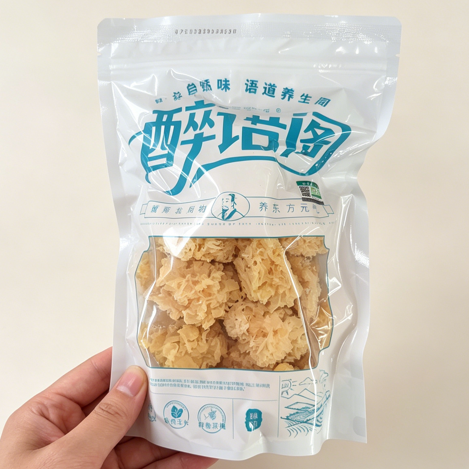 醉语阁有机椴木小银耳新干货非特级野外生长糯银耳羹即食冲泡出胶