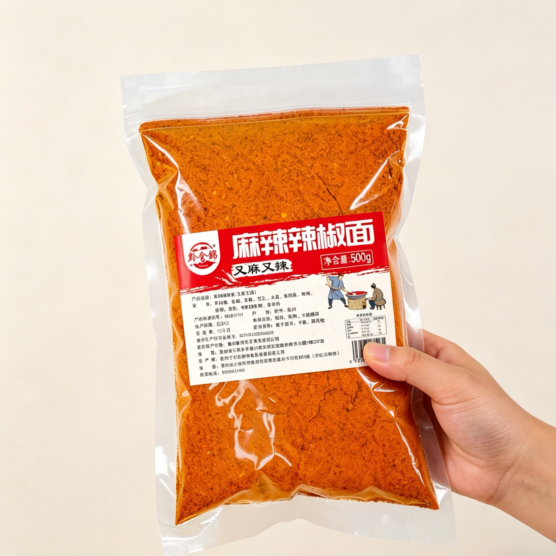 黔食锦烧烤辣椒面250g火锅蘸料干料烤肉罗锅海椒【麻辣五香蒜香】