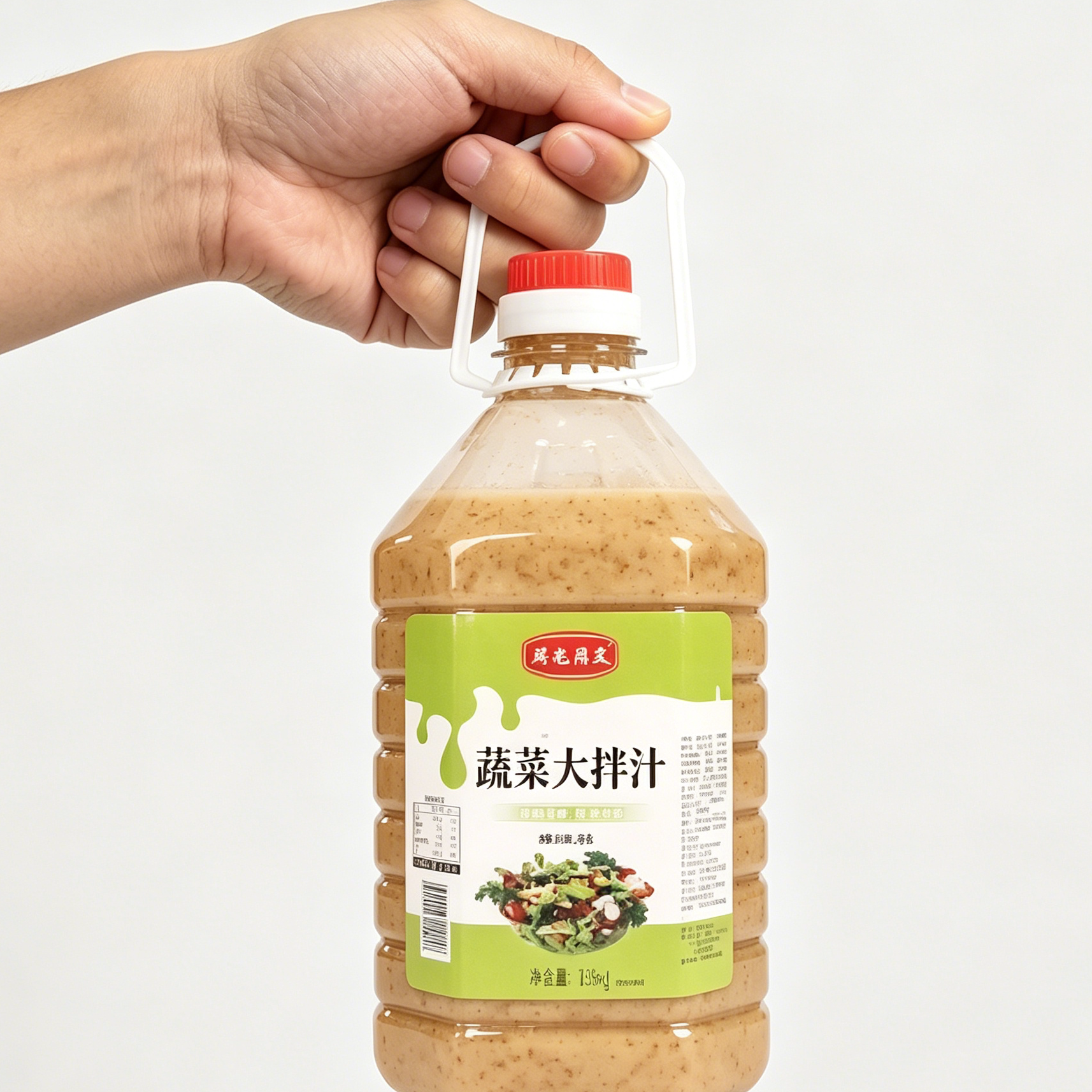 鸡毛蒜皮蔬菜大拌汁沙拉汁大桶整箱装商用新鲜蔬菜大拌汁酱