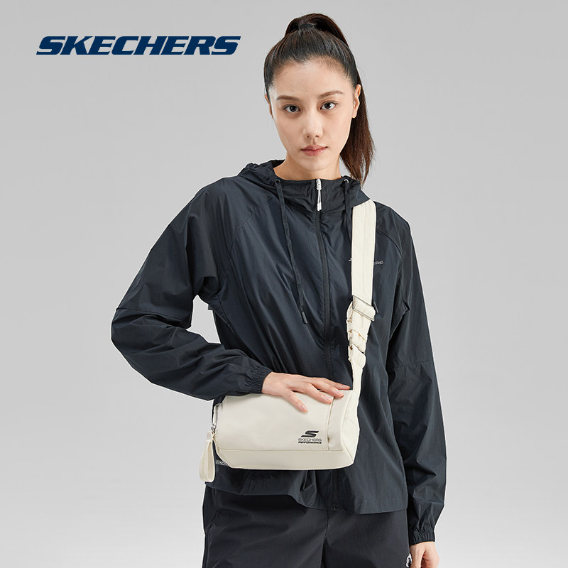 Skechers斯凯奇官网正品男女mini吐司包瑜伽包防水运动单肩斜挎包
