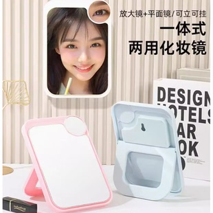 化妆镜风公主镜高清家用桌面梳妆镜高颜值简约学生用镜子 镜子新款