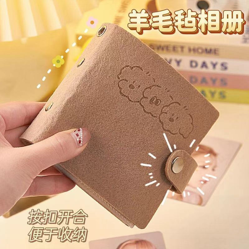 追星女孩爱豆专辑小卡收纳活页三寸照片拍立得相册一宫格收藏卡册