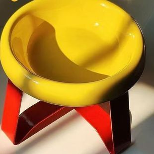 飞碟猫碗狗碗架护颈增高防打翻宠物碗猫咪罐头喝水碗小吃粮食盆碗