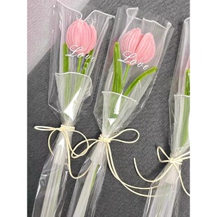 女神节扭扭棒郁金香三八妇女节花束手工diy礼物材料包情人节送人