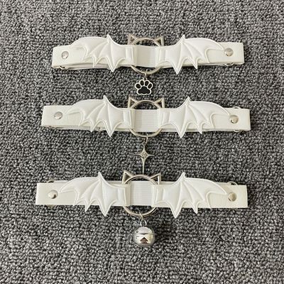 Lolita哥特恶魔翅膀猫爪吊坠皮革腿环腿带女生亚文化jk性感大腿圈