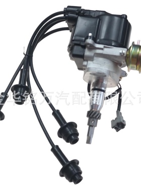 适用于丰田4Y 8F叉车点火分配器分电器19030-72080方插双真空