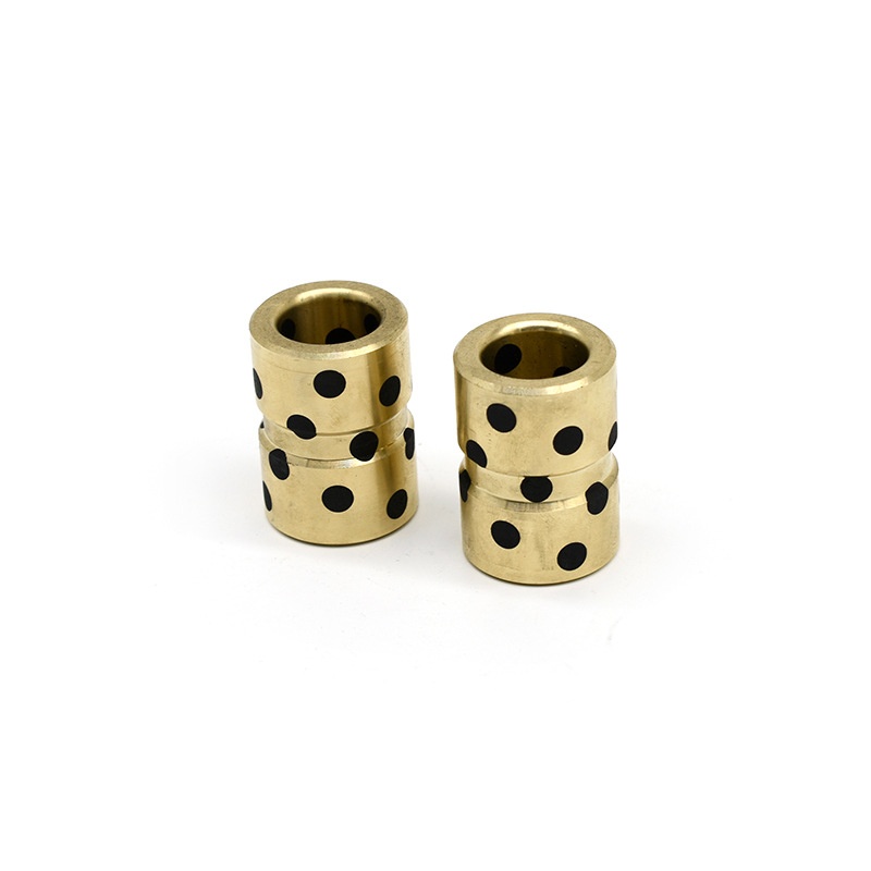 JGB石墨铜套自润滑轴承衬套法兰铜套锡黄铜套铜滑板 石墨铜导套