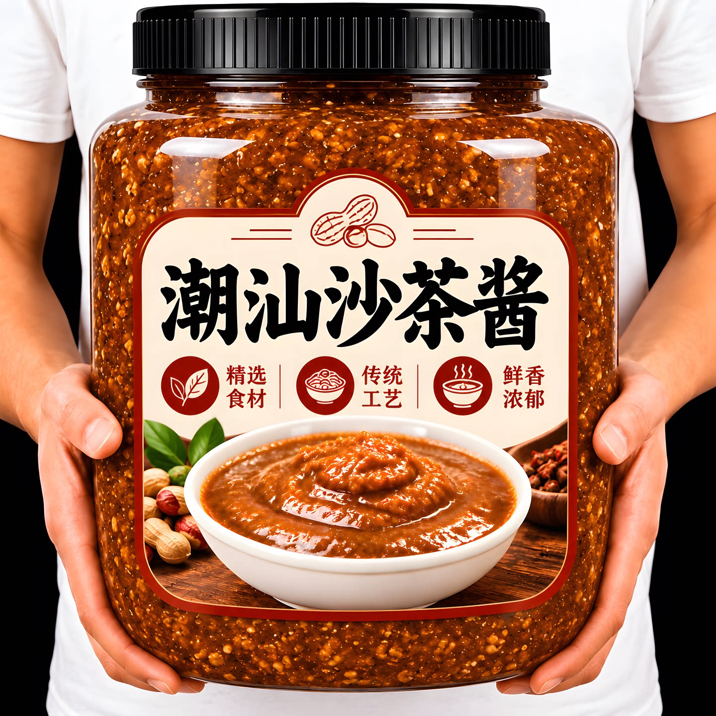 正宗沙茶酱官方旗舰店潮特产汕牛肉火锅蘸料商用家用沙茶调味酱料