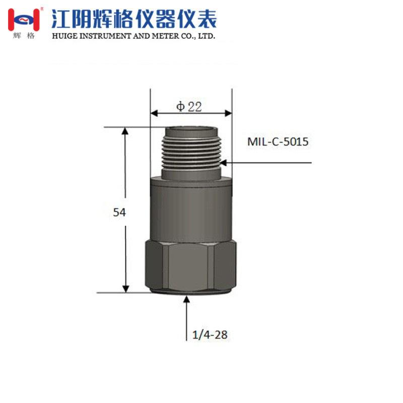 HG-A36D50压电式加速度传感器(4-20mA,隔离、工业监测)