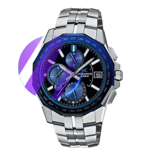 适用卡西欧海神OCW-S7000手表贴膜OCW-T3000钢化膜T4000保护S6000屏幕保护S5000防刮T2600高清T2500镜面G2000