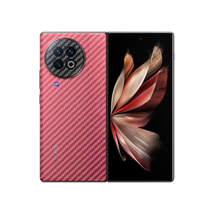 适用vivoxfold2手机后膜vivo X fold+碳纤维背膜V2178A曲面屏保护Xfold磨砂V2229A软贴纸5G防刮V2266A半透明