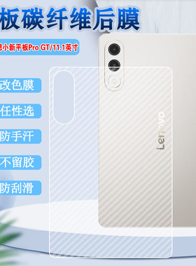 适用联想小新Pro GT平板后膜11.1英寸防刮保护膜2025新款碳钎维背膜Lenovo TB710FU半透明抗指纹贴纸progt