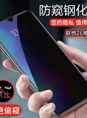 昌想 适用于联想Z6钢化膜Lenovo z6pro防窥手机膜Z6青春版屏幕保护模L78051高清L3811全玻璃L78121抗指纹贴膜