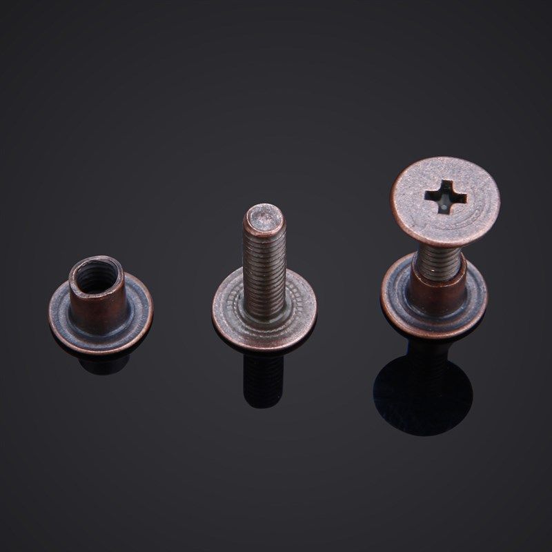 皮带螺丝子母铆钉金色银色青古紧定皮具螺丝箱包螺钉皮鞋铆钉皮包