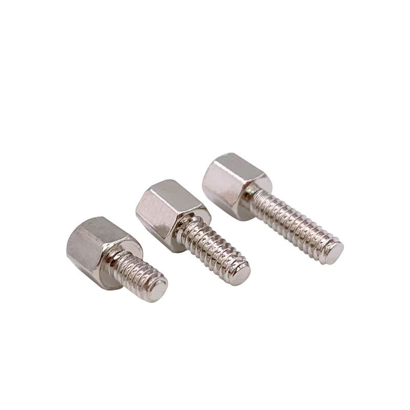 6#-32#4-40UNC*5+7891012英制六角铜柱螺丝美制铜柱COM串口铜螺柱