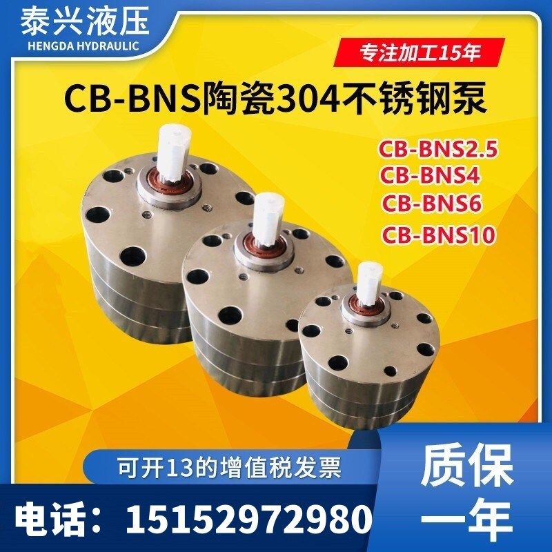 CBA-B2.5不锈钢齿轮泵CB-B4NS不锈钢泵CB-BNS6 CB-BNS10电机组