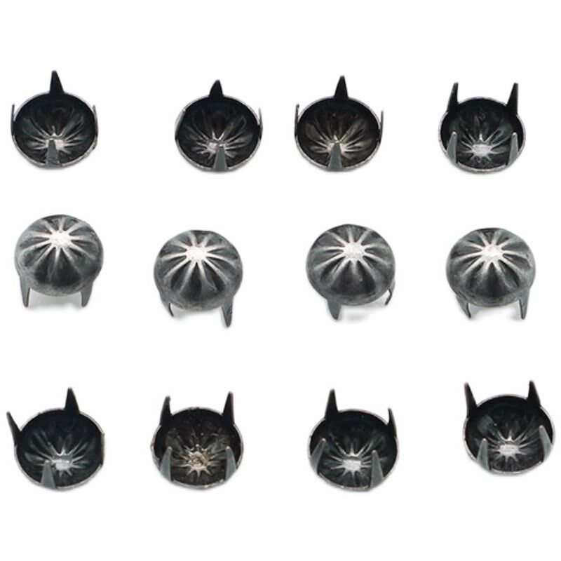 纯铜菊花铆钉  圆头四爪钉箱包五金配件古银装饰钉