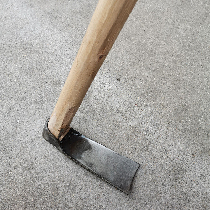 汽车钢板锄头挖土种菜农用开荒全钢两用除草种地挖笋户外园林工具