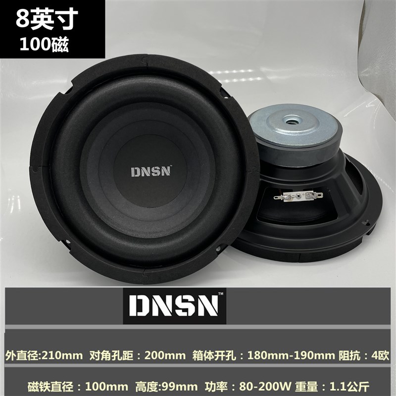 DNSN包邮6.5寸8寸10寸12寸170磁低音炮喇叭音响喇叭超重低音喇叭