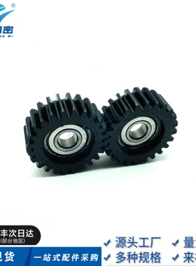 VNM01-1.0-60-B12轴承直齿轮惰轮钢制惰轮轴承1模60齿惰轮